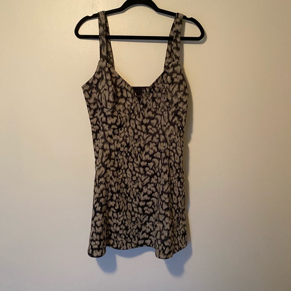 Free People Chrissy Animal Print Mini Dress - Picture 4 of 7